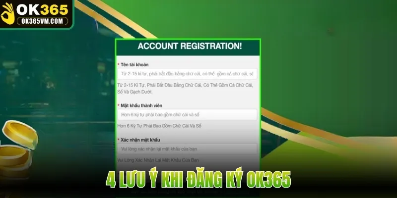 4 lưu ý khi đăng ký OK365
